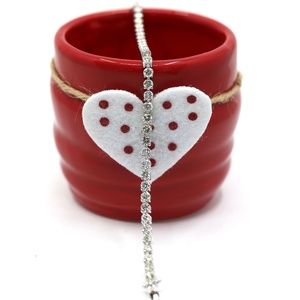 6.34 Carat Diamonds Tennis Bracelet 18k White Gold